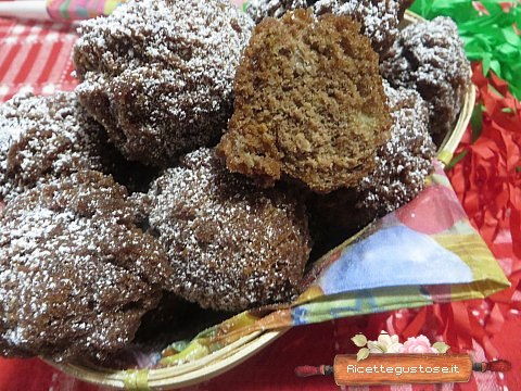 castagnole cacao pandoro