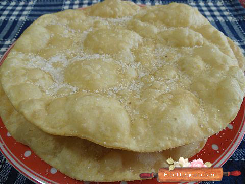 cresciole di polenta dolci