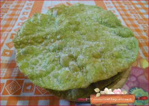 cresciole con pasta alla rucola