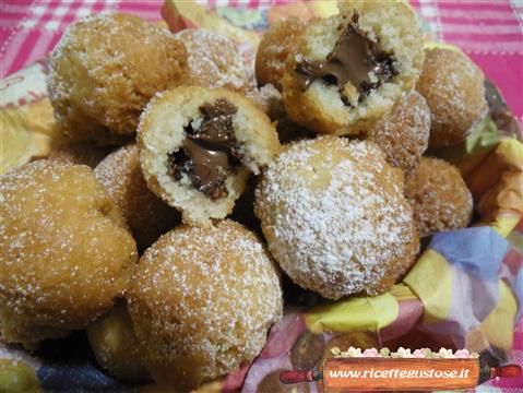 frittelle cioccolato