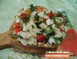 quiche peperoni mortadella di pecora
