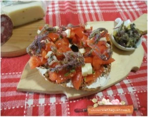 freselle rocket wasabi fiori di borragine sott olio ricetta