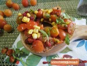 freselle sfiziose mais spinacio fragola ricette