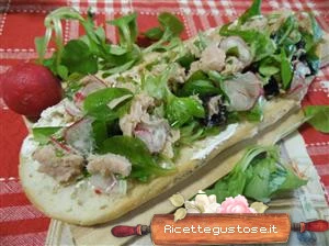 freselle tonno e ravanelli ricetta