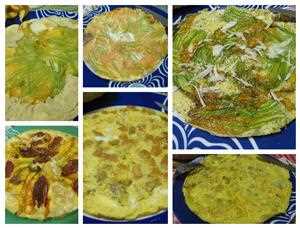 frittate zucchine e fiori di zucca