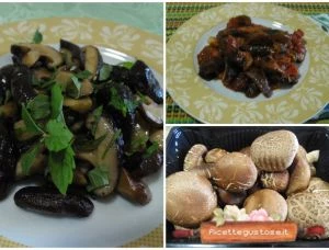 ricette facili con funghi shiitake freschi