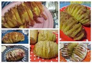 Patate hasselback