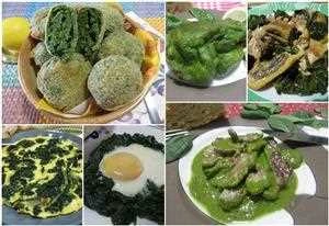 secondi piatti con gli spinaci
