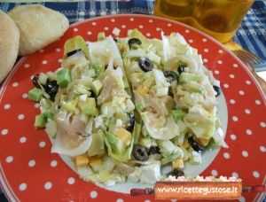 insalata avocado pesce spada affumicato