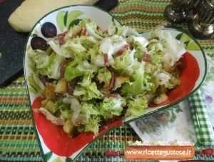 insalata salame di cervo e ravanelli sfiziosa 