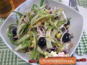 insalata di puntarelle e germogli