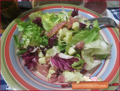 insalata emmenthal e salame