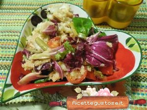 insalata con freselle e asparagi sott'olio ricetta