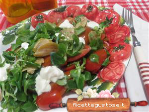 insalata gustosa cachi sott olio