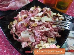insalata radicchio rosa topinambour