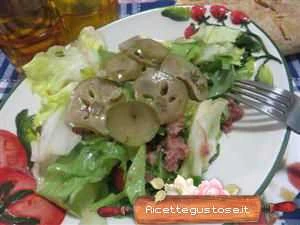 insalata sfiziosa cachi sott olio