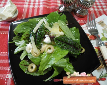 insalata pecorino burrata affumicata