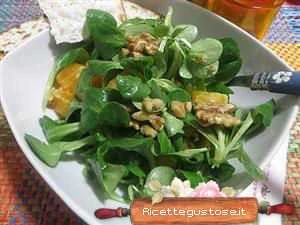 insalata songino arance e noci sfiziosa