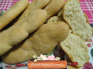 ricetta ciabattine di pane