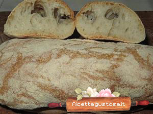 fruste di pane con lievito madre