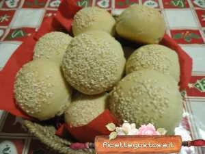 panini al sesamo ricetta