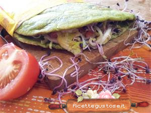 piadina esubero lievito madre cimette cavolo nero