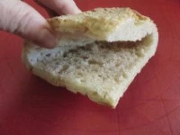 panino cipolle e germogli di porri immagine 2