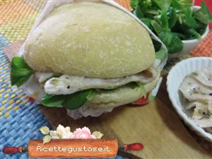 panino carpaccio di storione ricetta