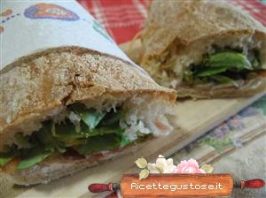 panino asparagi sott olio prosciutto ricetta