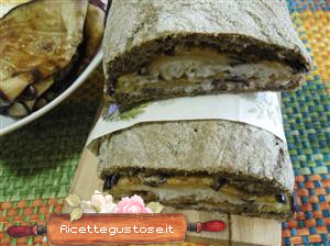 panino rombo melanzane grigliate