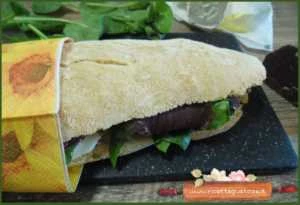 panino spinacio fresco camoscio d'oro salame di struzzo ricetta
