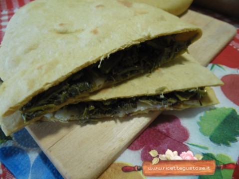 piadina borragine e scamorza