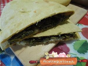 piadina borragine scamorza appetitosa