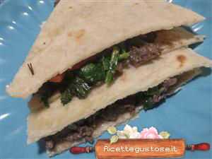 piadina straccetti e rucola