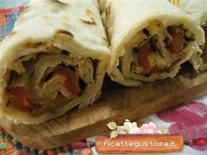piadina verdure grigliate quartirolo