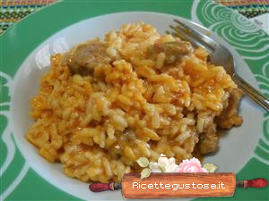 risotto merguez e asiago