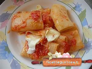 paccheri alla sorrentina