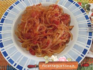 spaghett shirataky a poodoro
