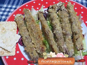 arrosticini panati ai crackers