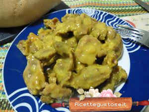 Durelli di pollo allo zafferano