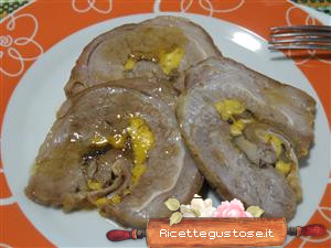 rolle vitello ai funghi