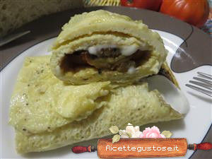 omelette melanzane rosse di rotonda