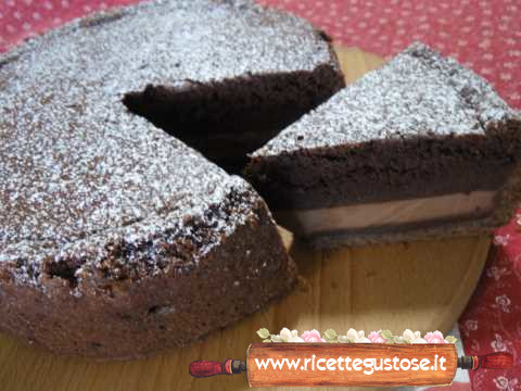 Crostata torta magica al cioccolato