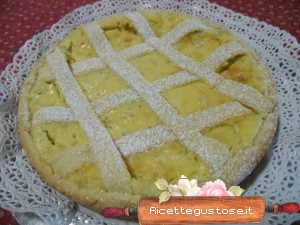 Pastiera con crema pasticceraricetta