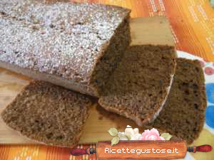 Plumcake al cacao e caffe