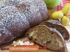 plumcake mele e datteri freschi