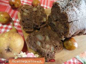 plumcake pere e giuggiole