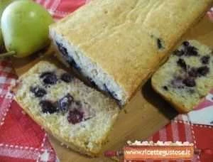 plumcake pere e mirtilli ricetta