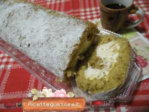 rotolo al caffè panna cioccolato bianco ricetta