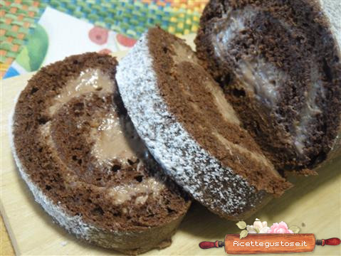 Rotolo albumi nutella e mascarpone